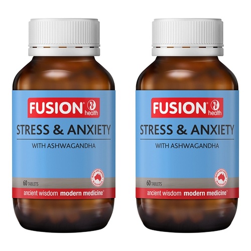 Fusion Stress & Anxiety 60 Tablets Pack of 2