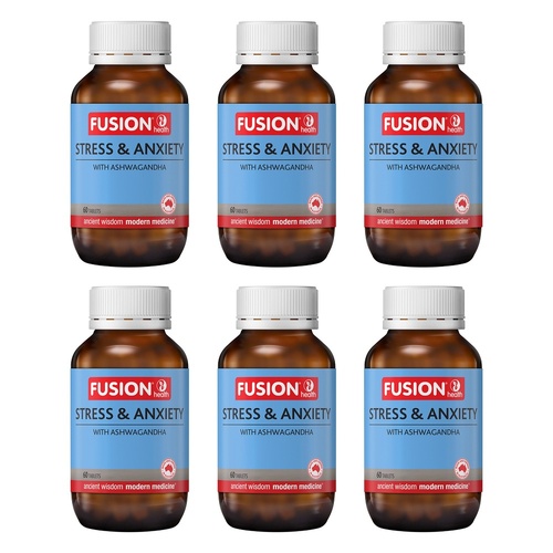 Fusion Stress & Anxiety 60 Tablets Pack of 6