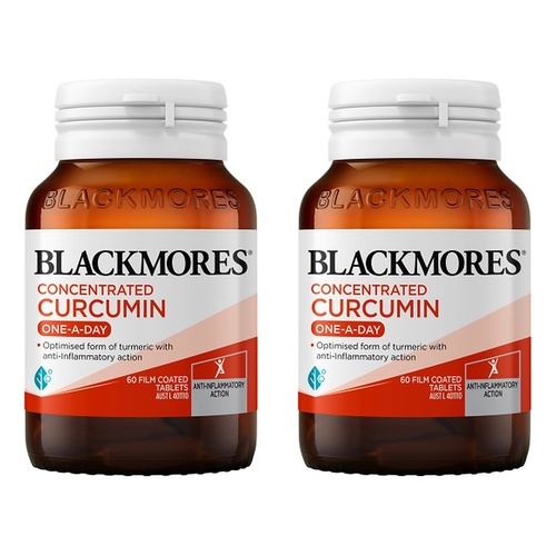 Blackmores Concentrated Curcumin One-A-Day 60 Tablets Pack of 2