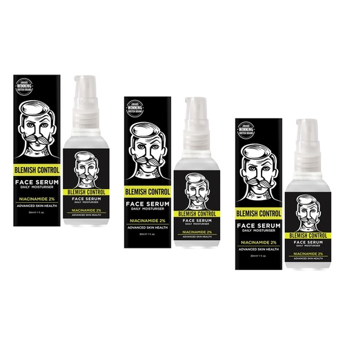 Barber Pro Blemish Control Daily Serum 30mL Pack of 3