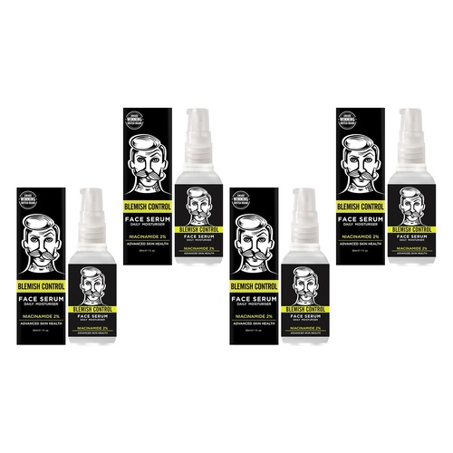Barber Pro Blemish Control Daily Serum 30mL Pack of 4