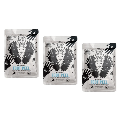 Barber Pro Foot Peel Pack of 3