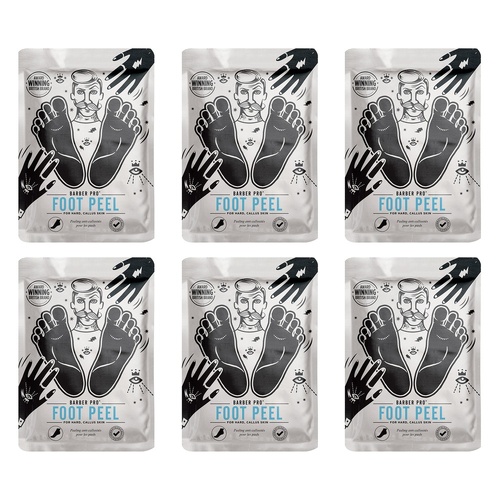 Barber Pro Foot Peel Pack of 6
