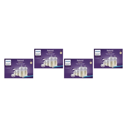 Philips Avent 4 Baby Bottle Starter Set Pack of 4