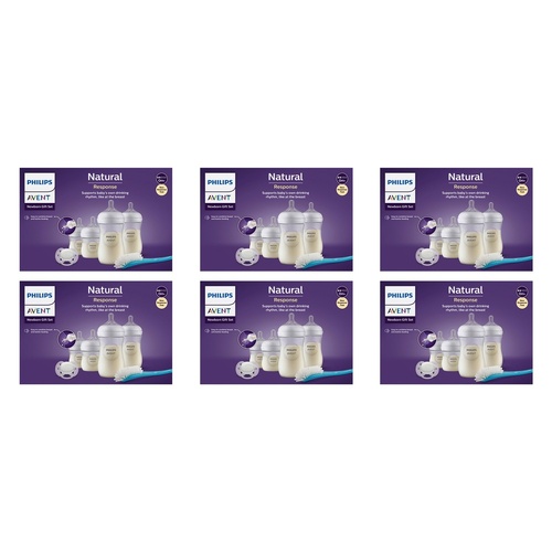Philips Avent 4 Baby Bottle Starter Set Pack of 6