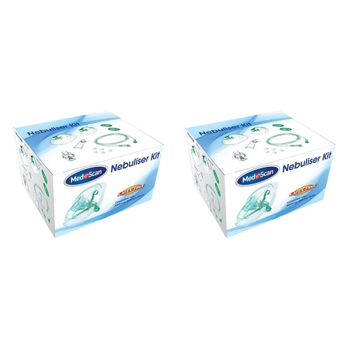 Medescan Nebuliser Replacement Tubing and Mask Kit Pack of 2