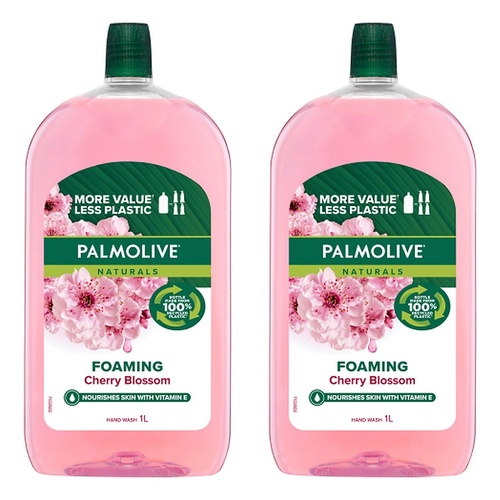 Palmolive Foaming Hand Wash Cherry Blossom 1L Pack of 2