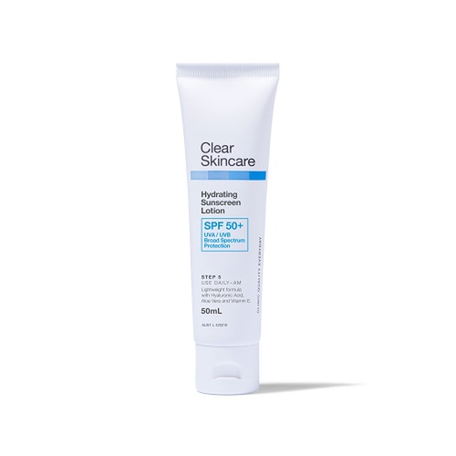 Clear Skincare Hydrating Sunscreen SPF 50+ 50mL