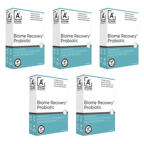 Activated Probiotics Biome Recovery 30 Capsules Pack of 5