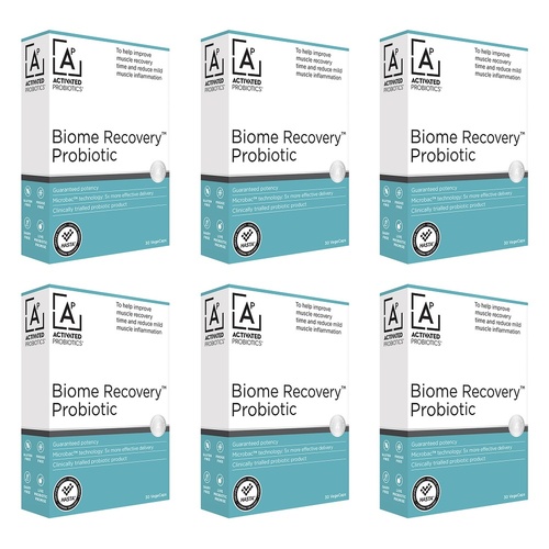 Activated Probiotics Biome Recovery 30 Capsules Pack of 6