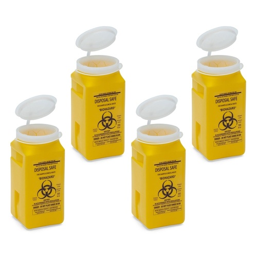Aero Hazard Sharps Container 1.4L Pack of 4