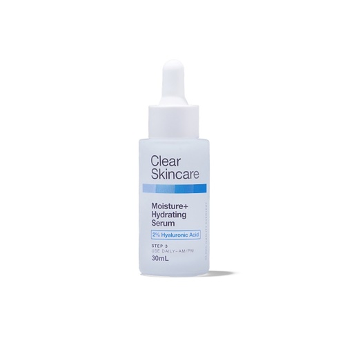 Clear Skincare Moisture+ Hydrating Serum with 2% Hyaluronic Acid 30mL