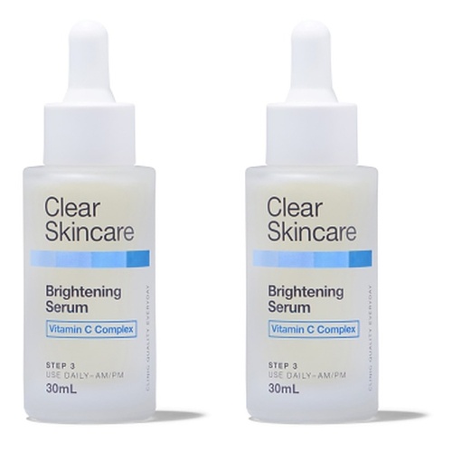 Clear Skincare Brightening Serum with Vitamin C Complex 30mL Pack of 2