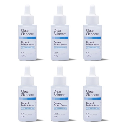 Clear Skincare Pigment Perfect Serum with 3% Tranexamic Acid 30mL Pack of 6