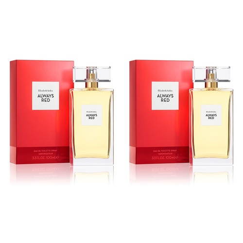 Elizabeth Arden Always Red EDT 100mL Pack of 2