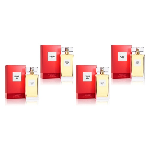 Elizabeth Arden Always Red EDT 100mL Pack of 4