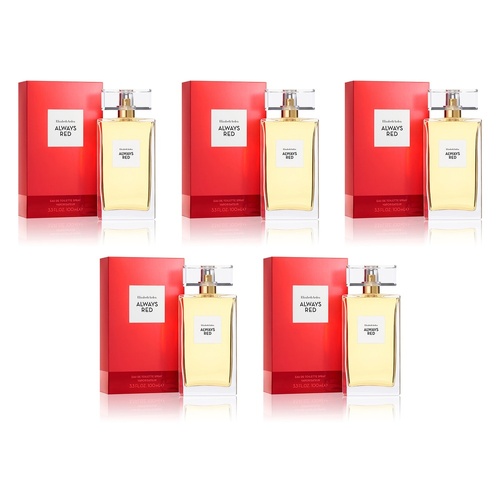 Elizabeth Arden Always Red EDT 100mL Pack of 5