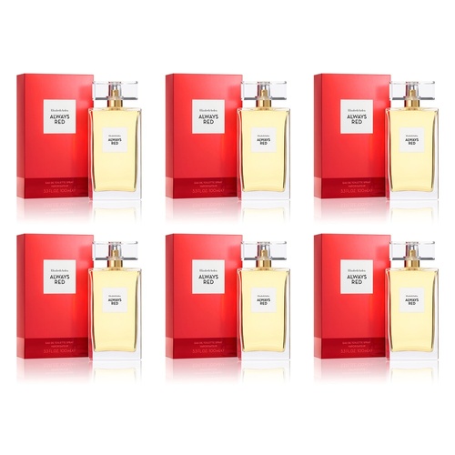 Elizabeth Arden Always Red EDT 100mL Pack of 6
