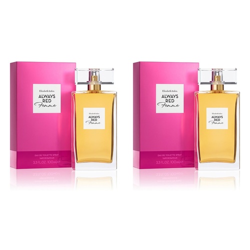 Elizabeth Arden Always Red Femme EDT 100mL Pack of 2