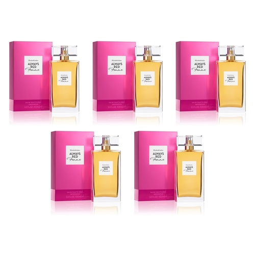 Elizabeth Arden Always Red Femme EDT 100mL Pack of 5