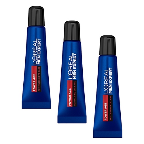 L'Oréal Paris Men Expert Power Age Eye Roller 15mL Pack of 3
