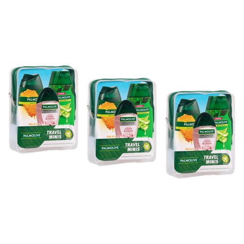 Palmolive Travel Minis 3 Piece Set Pack of 3