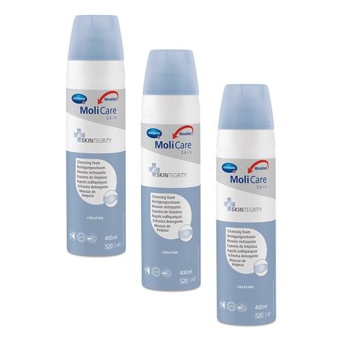 MoliCare Skin Cleansing Foam 400mL Pack of 3