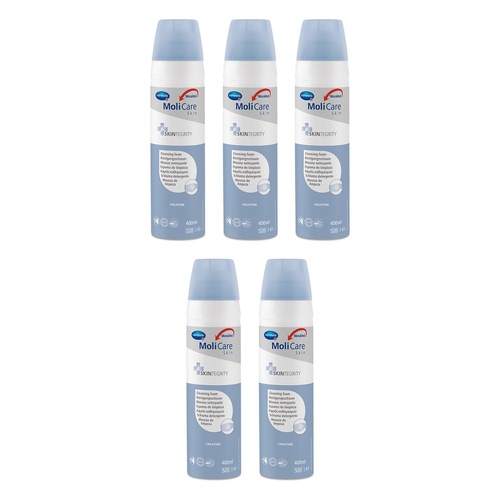 MoliCare Skin Cleansing Foam 400mL Pack of 5