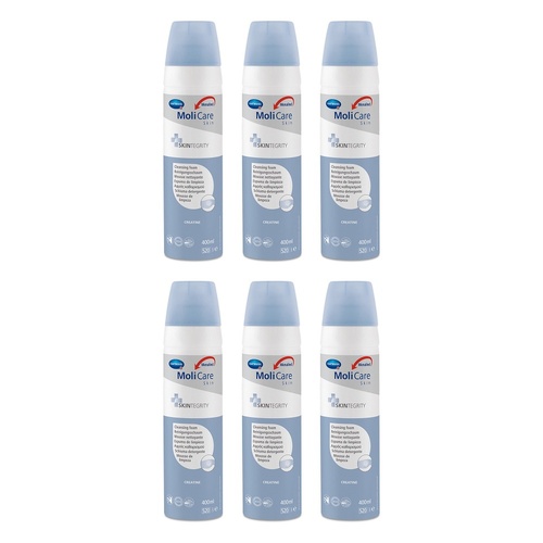 MoliCare Skin Cleansing Foam 400mL Pack of 6