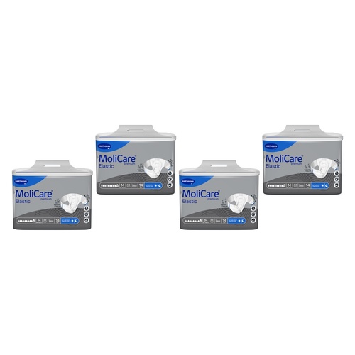 MoliCare Premium Elastic 10 Drops Medium 14 Pack x 4 Bundle of 4
