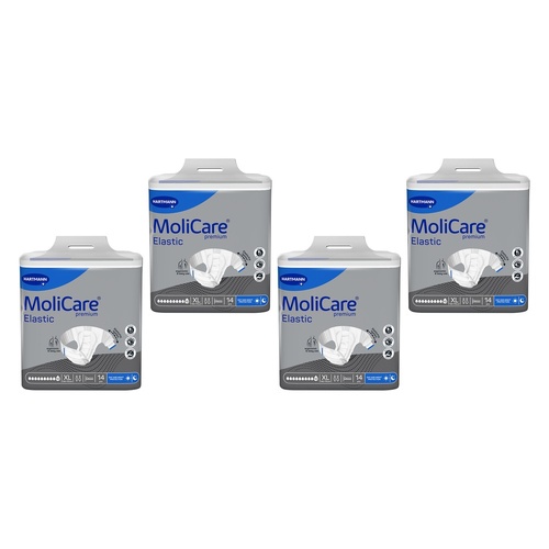 MoliCare Premium Elastic 10 Drops Extra Large 14 Pack x 4 Bundle of 4