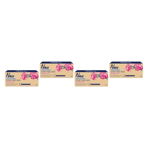 Nair Sensitive Salon Divine Strip Wax 100g Pack of 4
