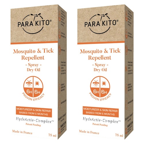 Para'Kito Family Mosquito Repellent Spray 75mL Pack of 2