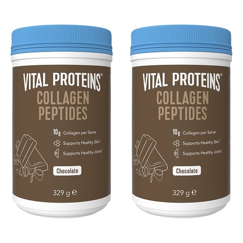 Vital Proteins Chocolate Collagen Peptides Powder 329g Pack of 2