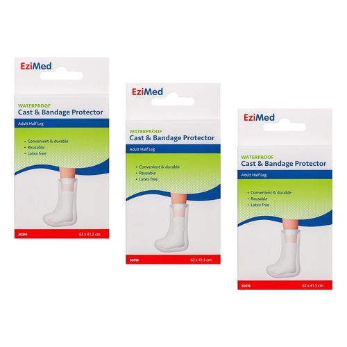 EziMed Adult Half Leg Cast Protector Pack of 3
