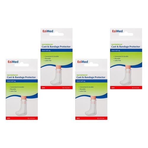 EziMed Adult Half Leg Cast Protector Pack of 4