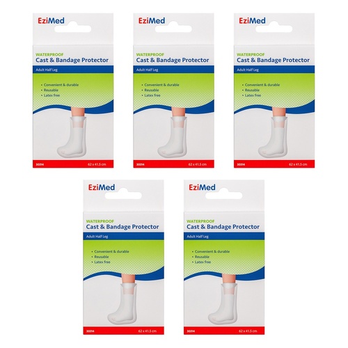 EziMed Adult Half Leg Cast Protector Pack of 5
