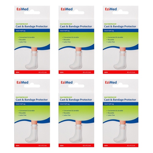EziMed Adult Half Leg Cast Protector Pack of 6