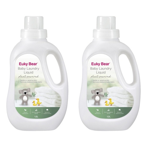 Euky Bear Baby Laundry Liquid 1.2L Pack of 2