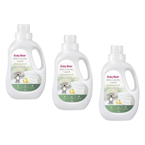 Euky Bear Baby Laundry Liquid 1.2L Pack of 3