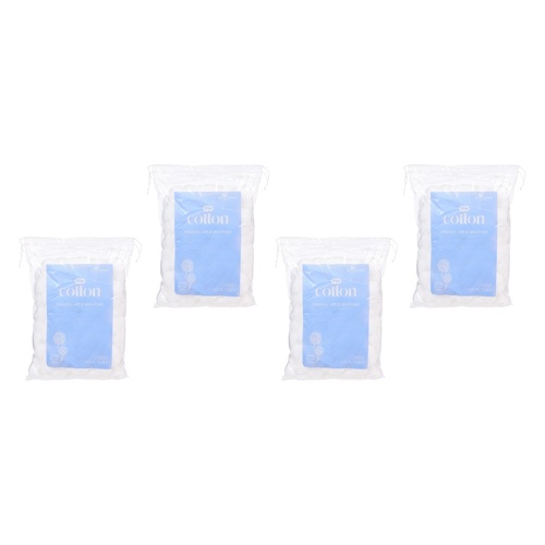 Pharmacy Health Cotton Balls 200 Pack x 6 Bundle of 4