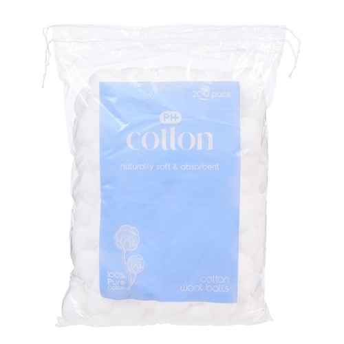 Pharmacy Health Cotton Balls 200 Pack x 6