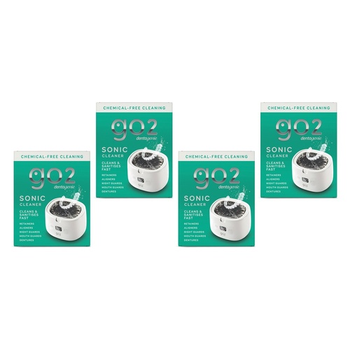 Dentagenie Sonic Cleaner GO2 Dental Care Device Pack of 4