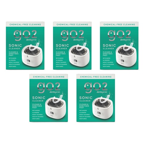 Dentagenie Sonic Cleaner GO2 Dental Care Device Pack of 5