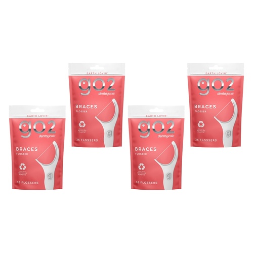 Dentagenie Braces Flossers 36 Pack Bundle of 4