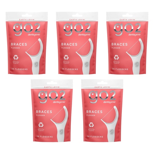 Dentagenie Braces Flossers 36 Pack Bundle of 5
