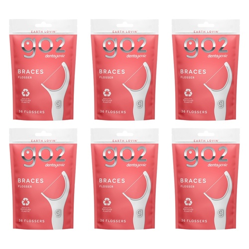 Dentagenie Braces Flossers 36 Pack Bundle of 6