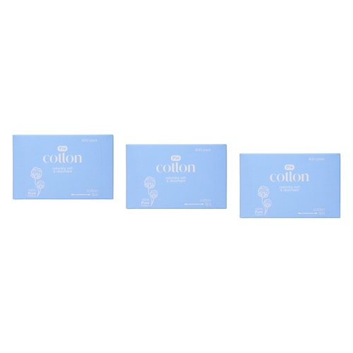 Pharmacy Health Cotton Tips 200 Pack x 6 Bundle of 3