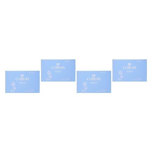 Pharmacy Health Cotton Tips 200 Pack x 6 Bundle of 4