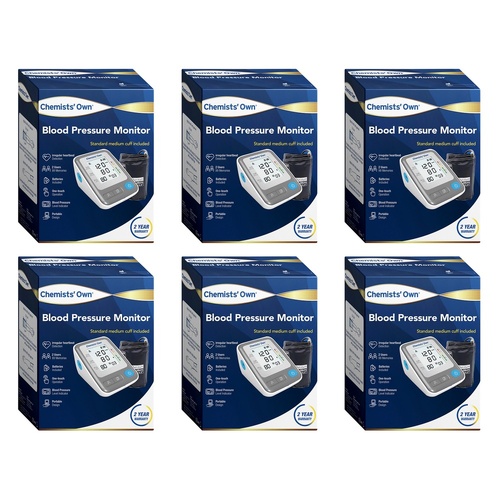 Chemists' Own Blood Pressure Monitor Pack of 6